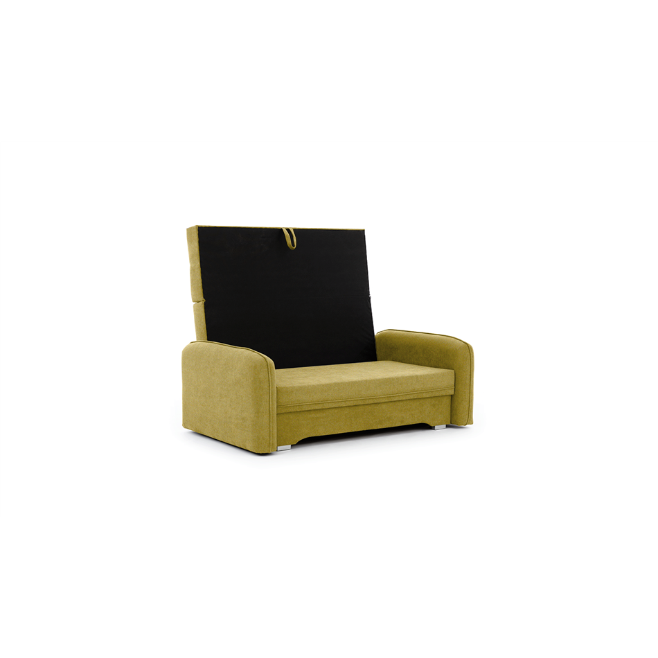 Sofa bed Elaine, Poco 50, yellow, H75x155x105cm