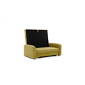 Sofa bed Elaine, Poco 50, yellow, H75x155x105cm