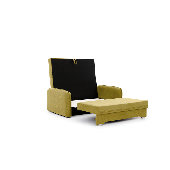 Sofa bed Elaine, Poco 50, yellow, H75x155x105cm