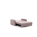 Sofa bed Elaine, Poco 101, pink, H75x155x105cm