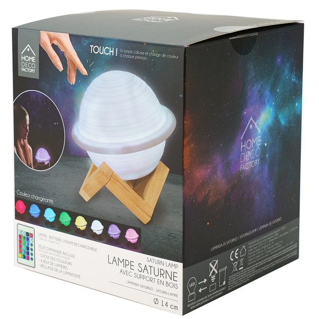 Ночник Saturn, H11cm, D14cm, LED 1x5W