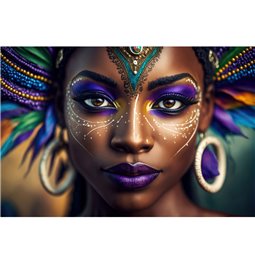 Digitalprint Samba Queen, 80x120cm