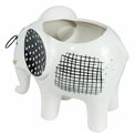 Lillepott Elephant, keraamika, 14x21x18cm