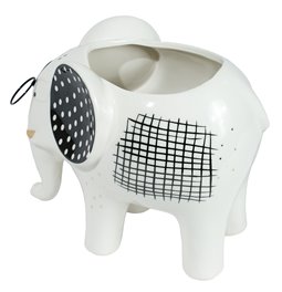 Lillepott Elephant, keraamika, 14x21x18cm