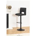 Bar stool Asylva, grey Basel 24,  H115x41.5x52cm, sh62-83
