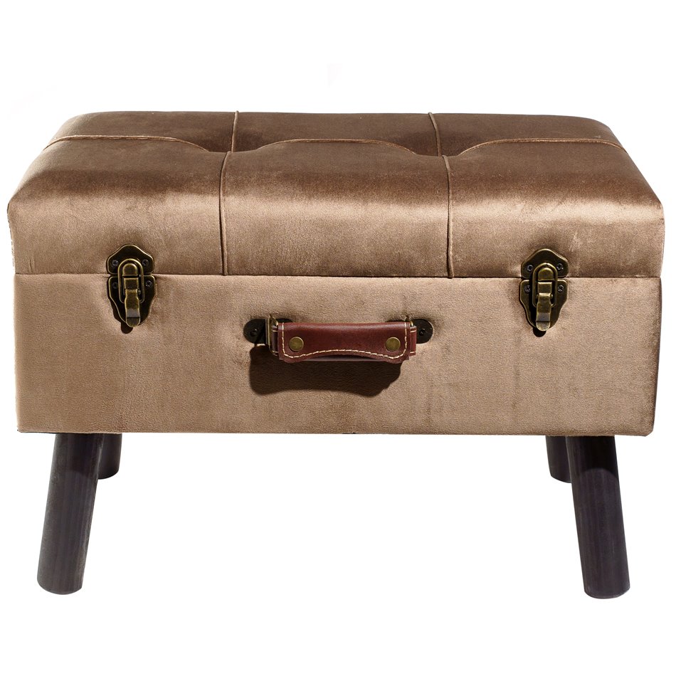 Bench Ferento M, dark brown, 35x54x37cm