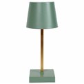 Table lamp Tactile touch, green, H26x10.5x10.5cm