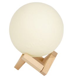 Night lamp Moon, H18.5x15x15cm