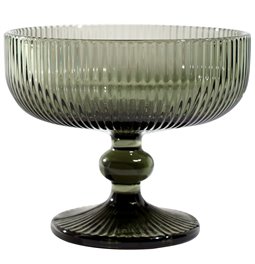 Bowl Rigano, grey,  H10 D12cm