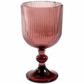 Wine glass Rigano, darkrose, H16cm D9 350 ml