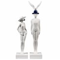 Decorative statue Woman/Man, set, 27x8x8cm