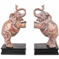 Bookend Dancing Elephants set., 29x28x11cm