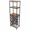 Wine rack Henks, 46.5x20x154cm