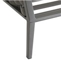 Furniture set Laembruns, 5-seater, praline color, aluminum/polyester, H198x78,5x87cm