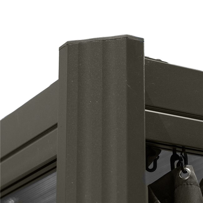 Pergola Labelize 3.8x3m, graphite/grey color, H226x300x380cm