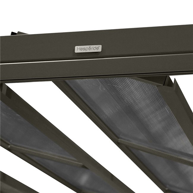 Pergola Labelize 3.8x3m, graphite/grey color, H226x300x380cm