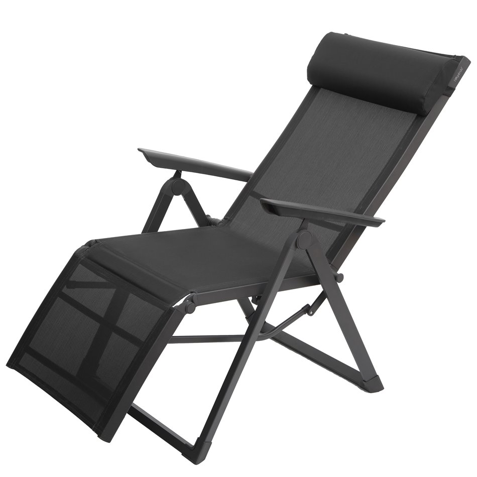Armchair/recliner Ladecima, graphite/anthracite color, H116x75.3x65cm