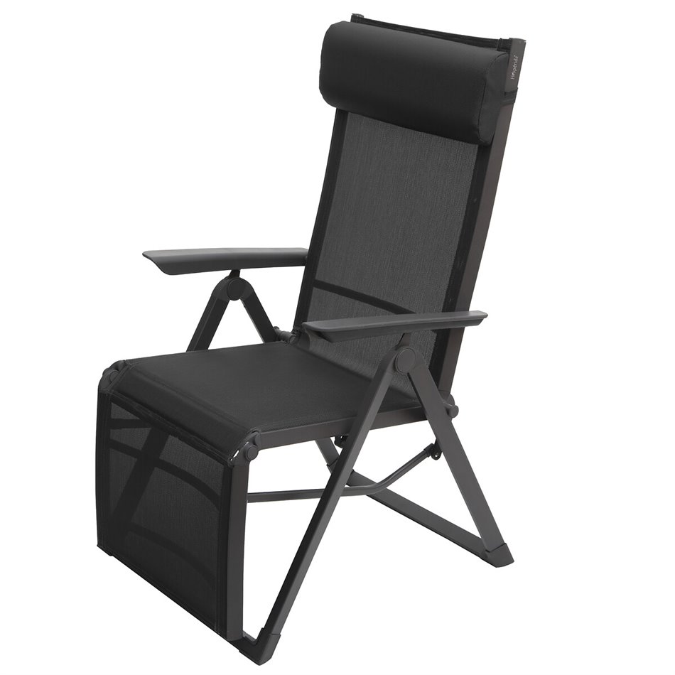 Armchair/recliner Ladecima, graphite/anthracite color, H116x75.3x65cm