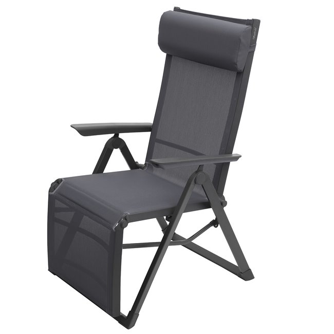 Armchair/recliner Ladecima, slate grey color, H116x75.3x65cm