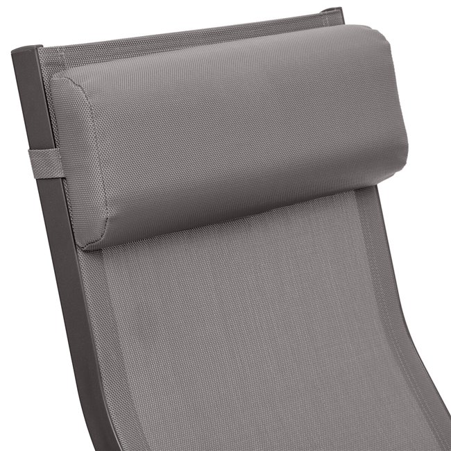 Sun lounger Ladecima, folding, hazelnut/praline color, H90x64x142cm