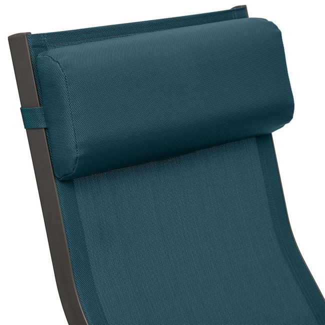 Sun lounger Ladecima, folding, teal color, H90x64x142cm