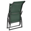 Sun lounger Ladecima, folding, olive color, H90x64x142cm