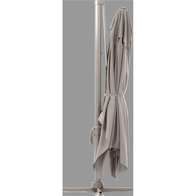 Parasol Lamelhia 3x3m, linen/beige color, H263x300x300cm