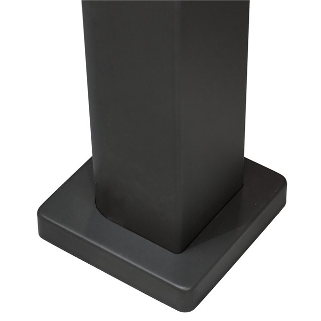 Pergola Laevora 3.6 x 3.6m, graphite/grey color, electrically adjustable roof , aluminum, H250x369x369cm