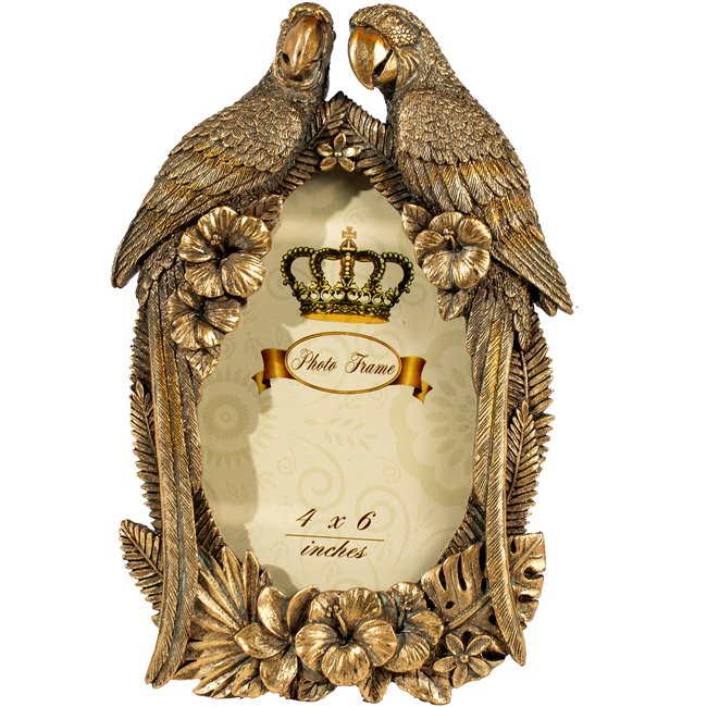 Photoframe Two Parrots, 23.5x16x3cm