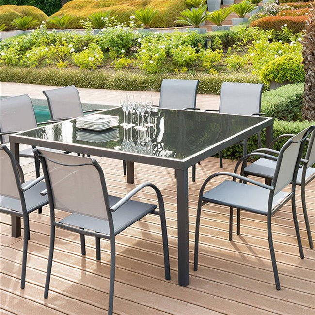 Стул Lapiazza, бирюзовый/графитовый цвет, H88x65x56см