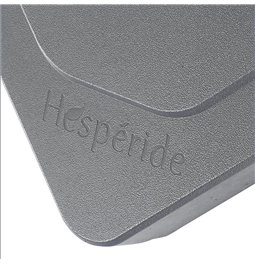 Parasol Lamelhia base weight 15kg, dark grey color, 38x38x6.1cm