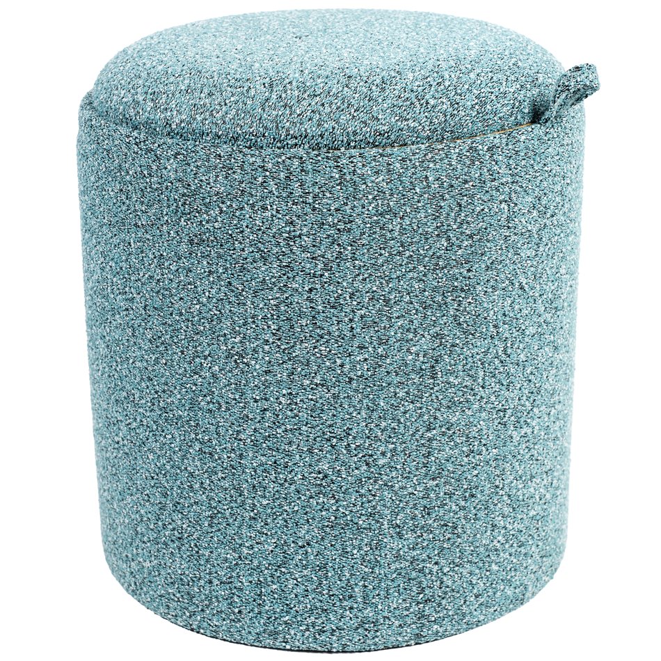 Storage ottoman with tray Viktory M,  D34.5x38c