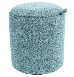 Storage ottoman with tray Viktory M,  D34.5x38c