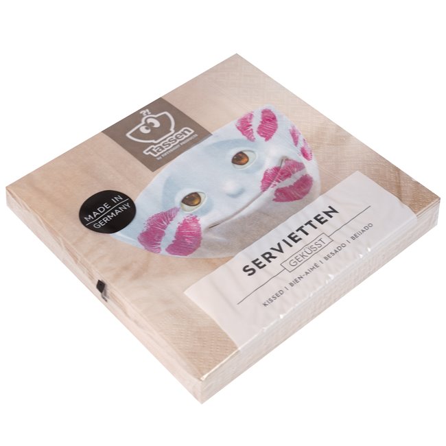 Pack of 20 paper napkins Lunch Kissed, 33x33cm, 22psc.