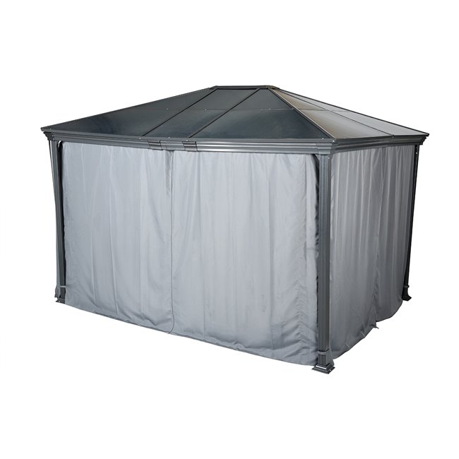 Комплект штор для перголы Labelize 3x3.6м, цвет серого шифера