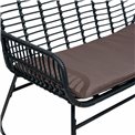 Outdoor furniture set Garden I, for 4 persons, dark grey