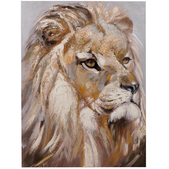 Lõuend pilt King Leo, H120x90x3.8cm