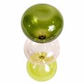 Glass sand timer 3 colors, H22 D8.9cm
