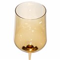 Wine glass Olga, amber, H24.5 D9cm