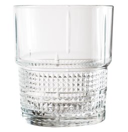 Viskiklaas Bartender Novecento dof, 370ml, H10cm D8.5cm