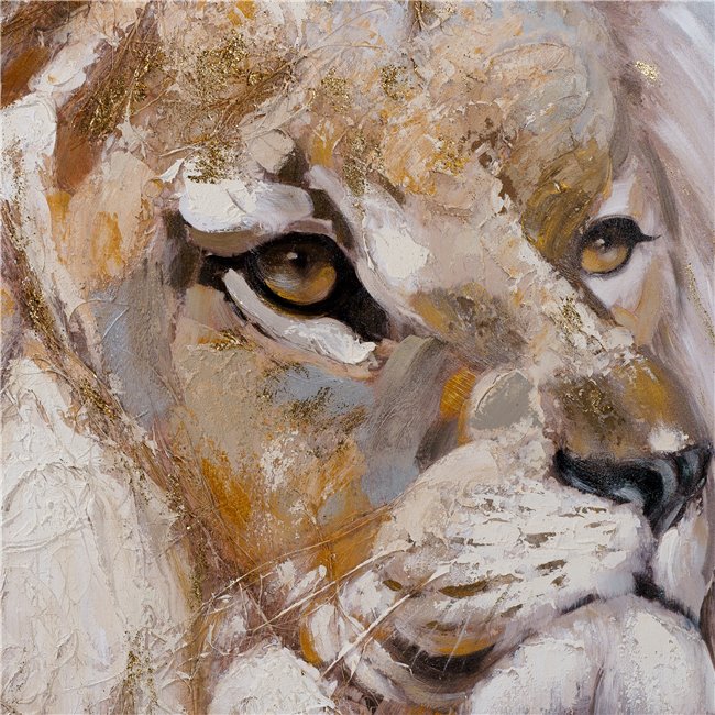 Lõuend pilt King Leo, H120x90x3.8cm