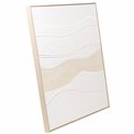 Canvas wall art White Waves, H100x80x5cm
