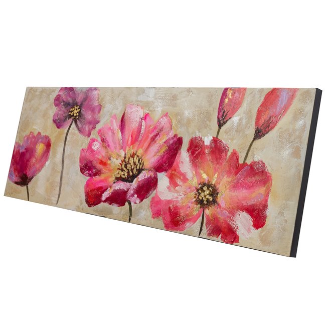 Lõuendimaal Asian Poppies III, 50x150cm