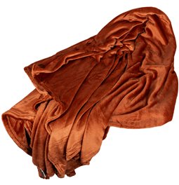 Throw Uni, orange, 180x230cm