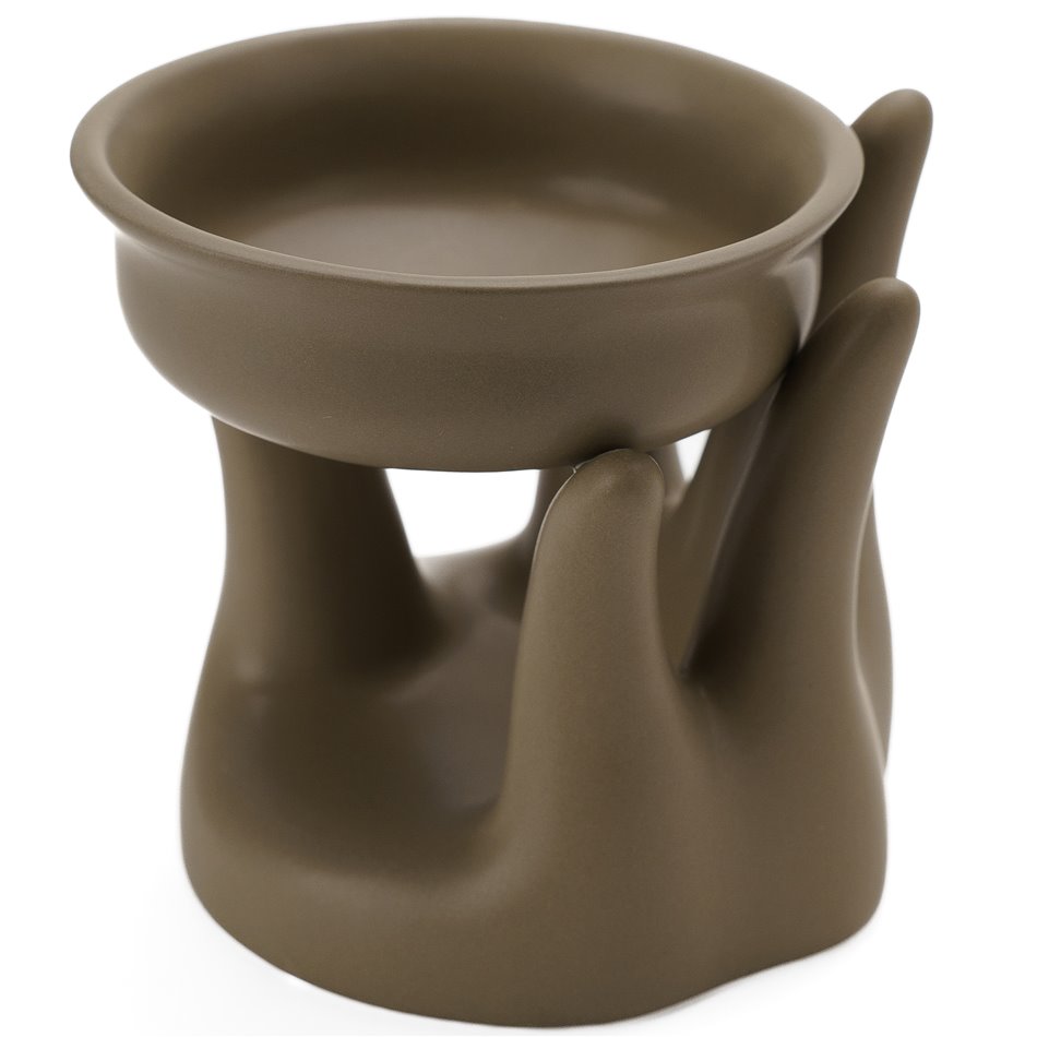 Held oil burner, dust matt, 10x10x10cm