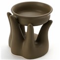 Held oil burner, dust matt, 10x10x10cm