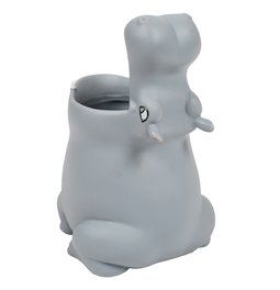 Toothbrush holder Hippo, H14x11x10cm