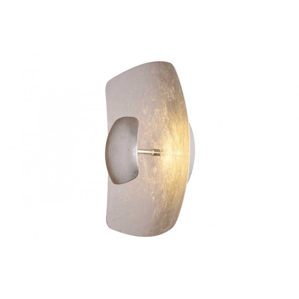 Pendant lamp Kalla with LED, silver, 9W, 3000K