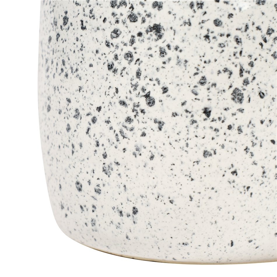 Vaas Turin, keraamika, hõbedane, H37.5  D12.5cm