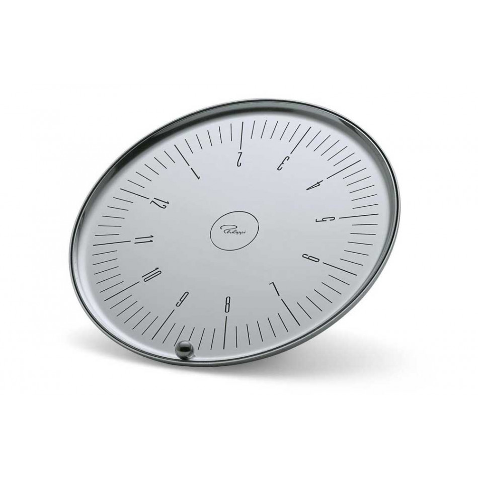 Table clock Orbit, gray, d14cm